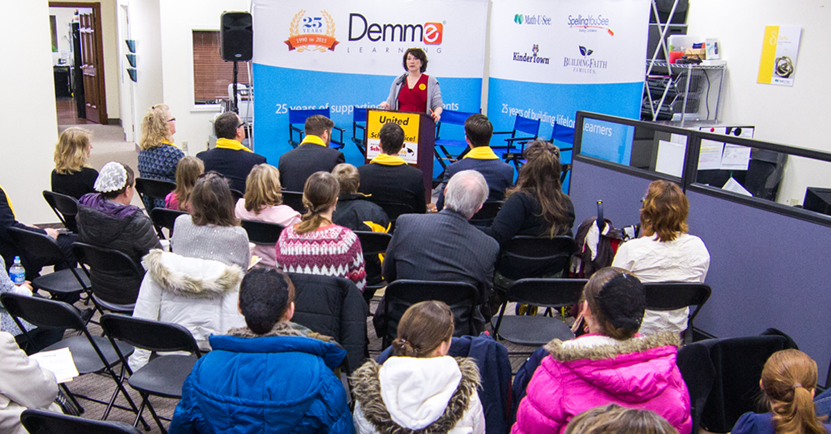 Demme Learning's #TrustParents rallies were created to promote parental choice in education.