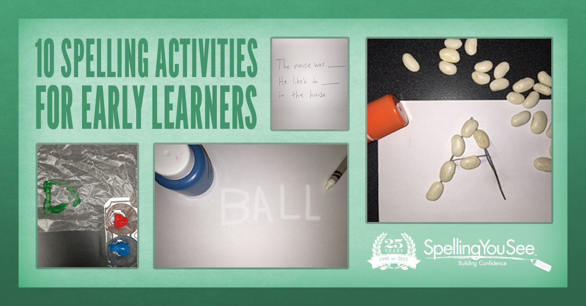 Try some fun, easy, multi-sensory, and low-stress spelling activities to jump-start your young speller’s curiosity and confidence.