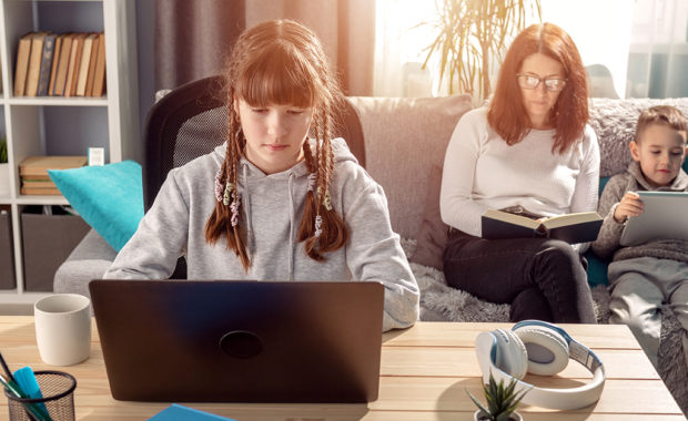 How does a family stay safe and sane in the face of so many screens vying for our attention? Finding a balance with technology is key.