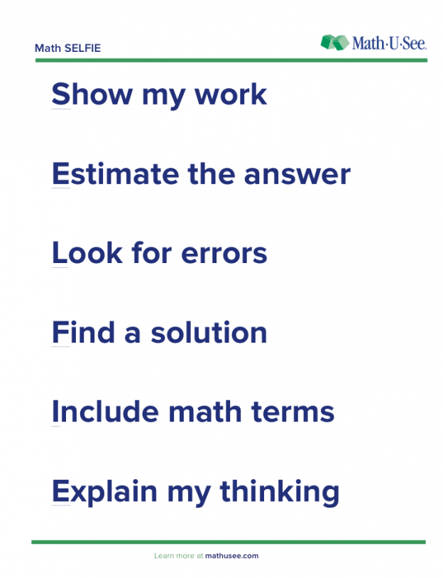 Make Math Fun with a Math Selfie
