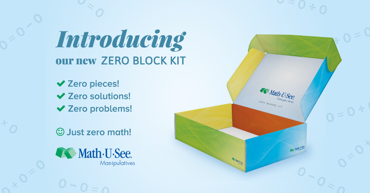 Complete your Integer Block Kit with our new zero block! Available now with free shipping.