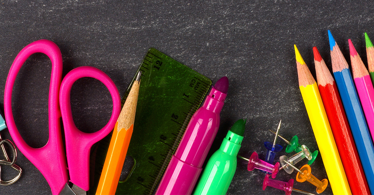 It may be too early to reflect on your child’s progress or curriculum; however, we can talk about something a little more fun...school supplies!
