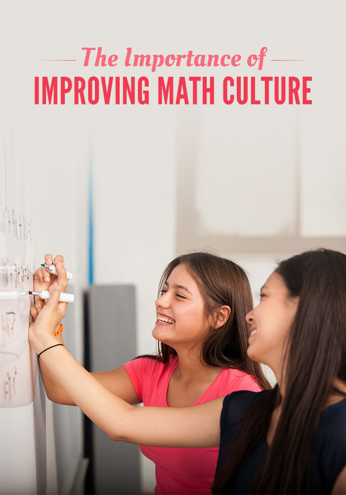 A recent initiative in math education seeks to situate math culture in a deeper, more embedded context.