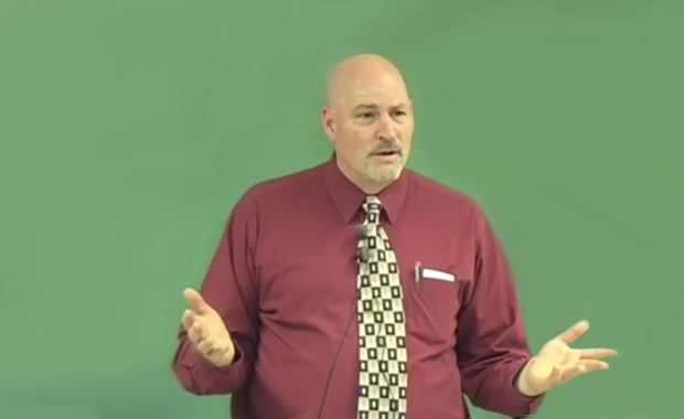 Watch as Steve Demme teaches math concepts and provides tips for making math understandable in this stewardship math demonstration.