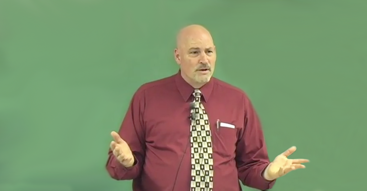 Watch as Steve Demme teaches math concepts and provides tips for making math understandable in this stewardship math demonstration.