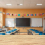 An empty classroom ready to welcome new students
