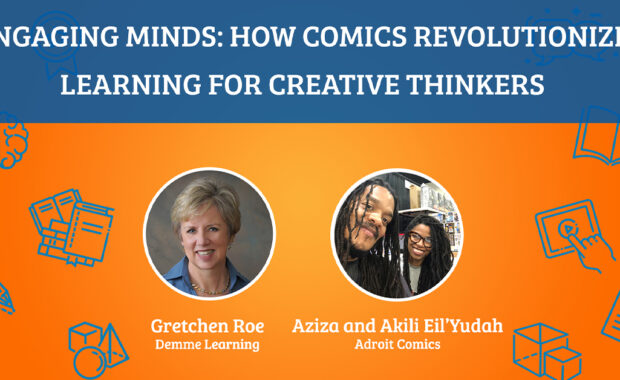 The show presenters are featured