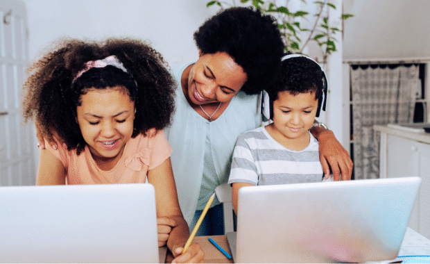 A homeschooling family