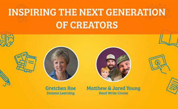 The show presenters are featured