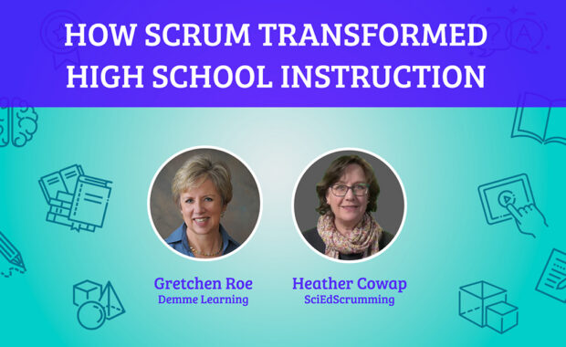 The show presenters are featured